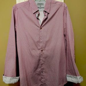 Ted Baker Men’s Long Sleeve Dress Shirt